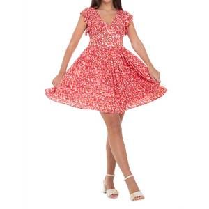 NEW MOLLY BRACKEN charlotte dress in red